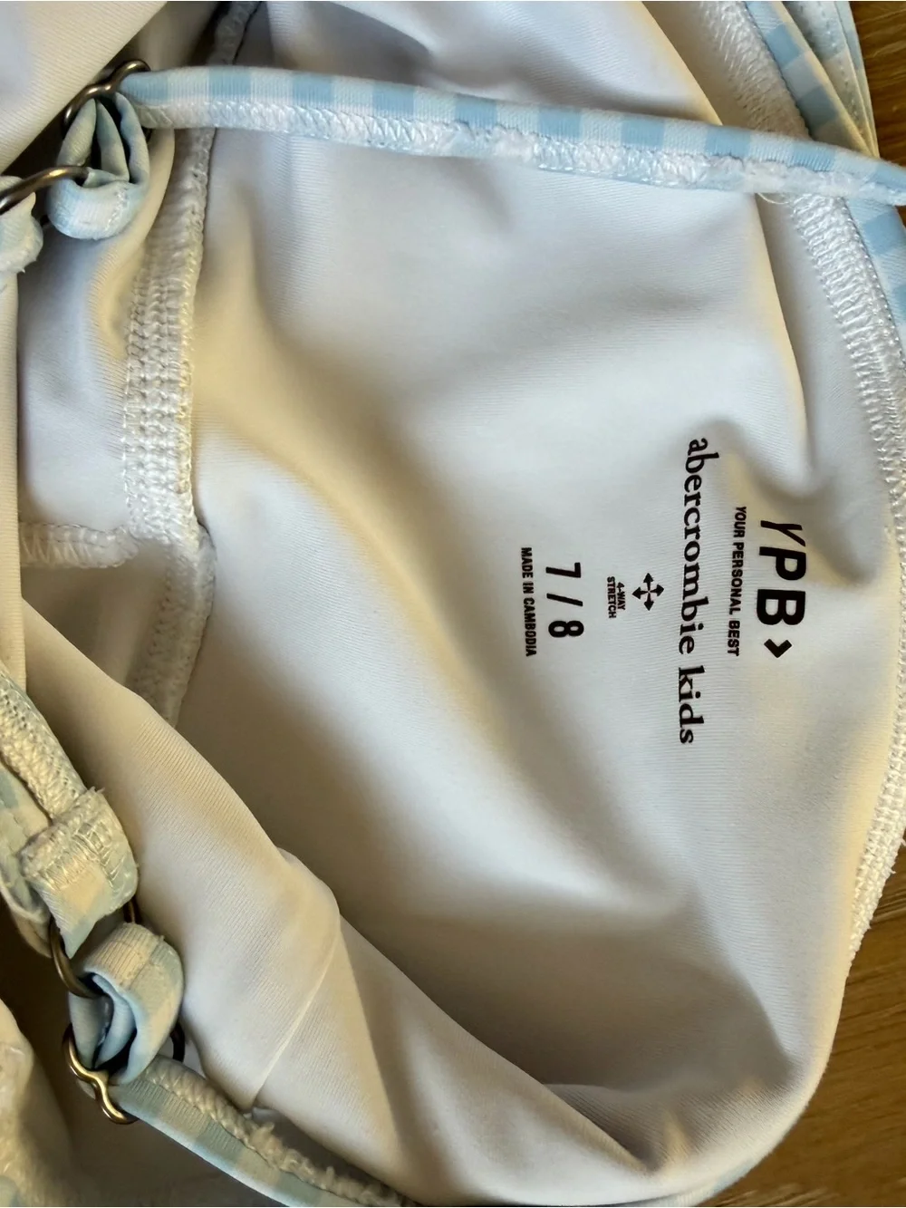 abercrombie kids sleeveless gingham